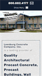 Mobile Screenshot of leesburgconcrete.com