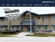 Tablet Screenshot of leesburgconcrete.com